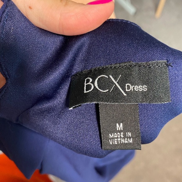 BCX Scalloped Neck Dress - Picture 2 of 3